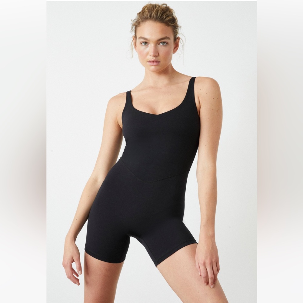 All Access- V-Neck Tempo Playsuit - Black - XL - Never Worn